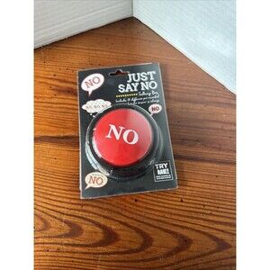 NEW IN PACKAGE "Just Say No" Electronic Talking Toy Box 10 Recorded Various No